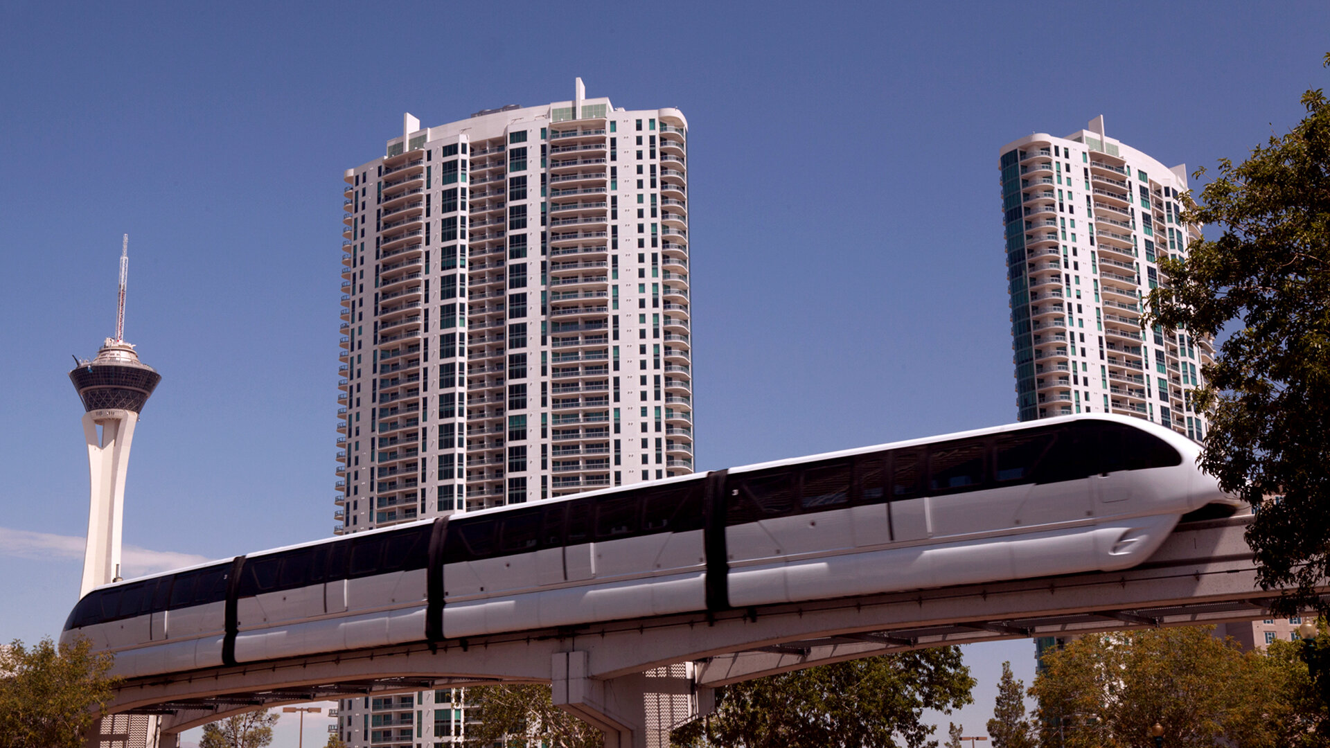 Free trams on the Strip